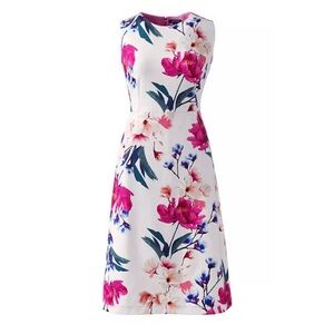 Lands’ End size 8T floral sheath dress